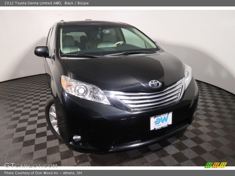 Black / Bisque 2012 Toyota Sienna Limited AWD