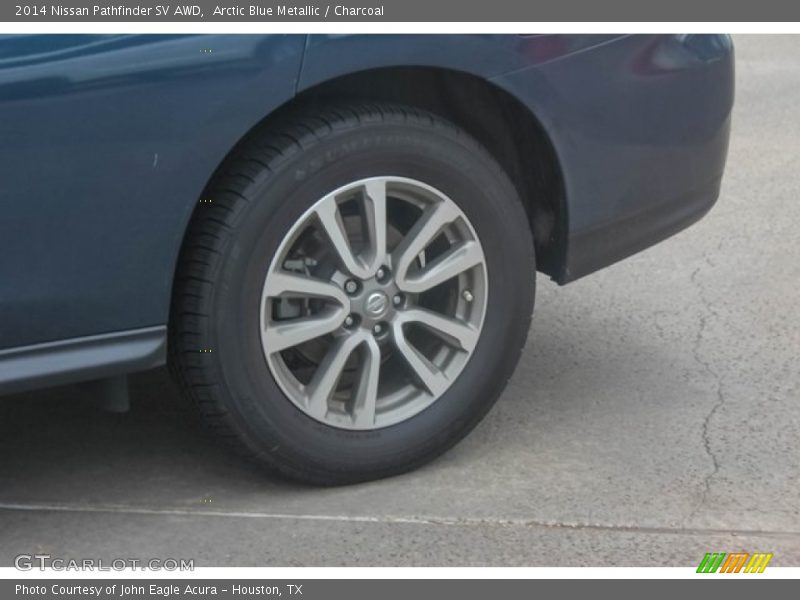 Arctic Blue Metallic / Charcoal 2014 Nissan Pathfinder SV AWD