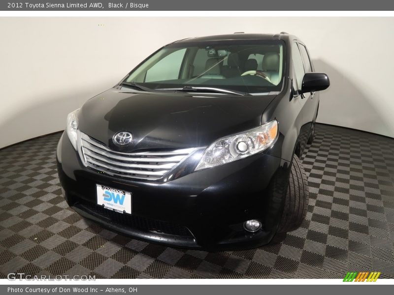 Black / Bisque 2012 Toyota Sienna Limited AWD