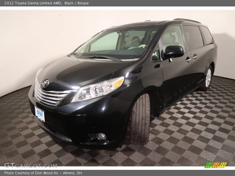 Black / Bisque 2012 Toyota Sienna Limited AWD