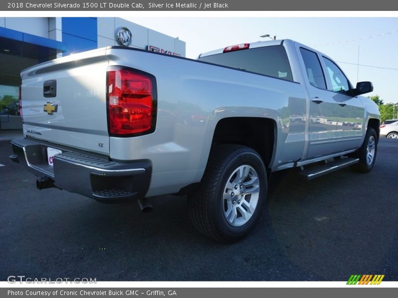 Silver Ice Metallic / Jet Black 2018 Chevrolet Silverado 1500 LT Double Cab