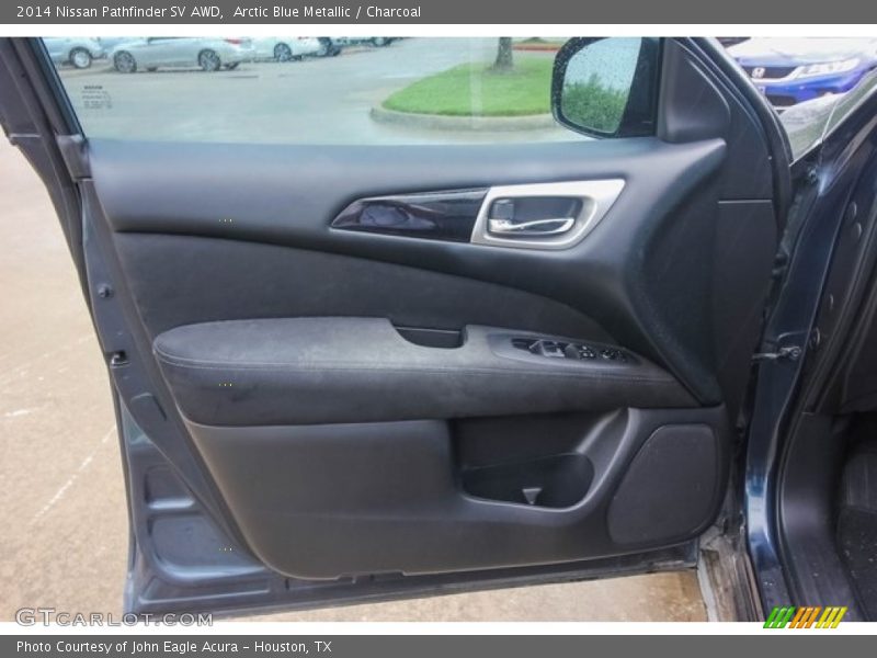 Arctic Blue Metallic / Charcoal 2014 Nissan Pathfinder SV AWD