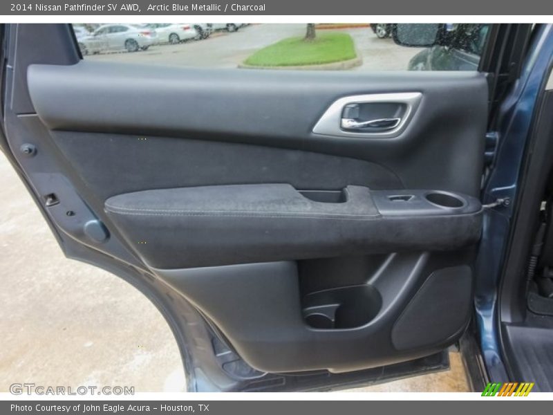 Arctic Blue Metallic / Charcoal 2014 Nissan Pathfinder SV AWD