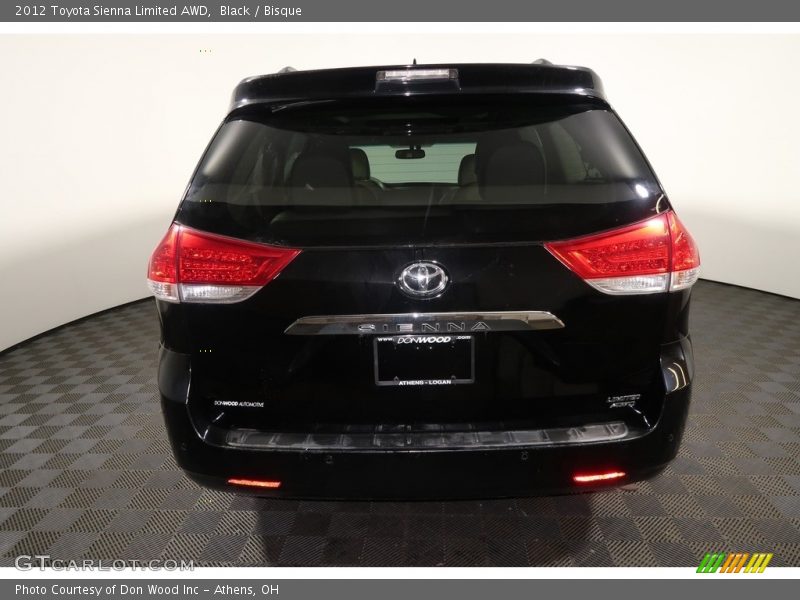 Black / Bisque 2012 Toyota Sienna Limited AWD