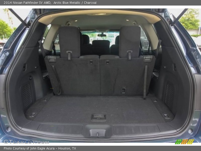Arctic Blue Metallic / Charcoal 2014 Nissan Pathfinder SV AWD