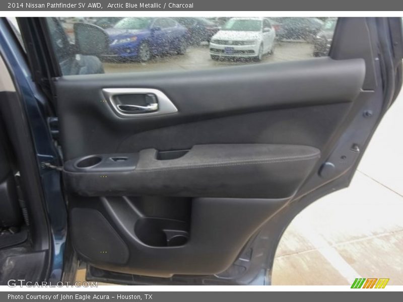 Arctic Blue Metallic / Charcoal 2014 Nissan Pathfinder SV AWD