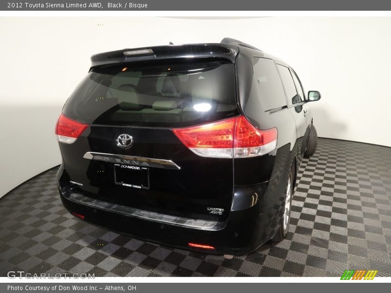Black / Bisque 2012 Toyota Sienna Limited AWD