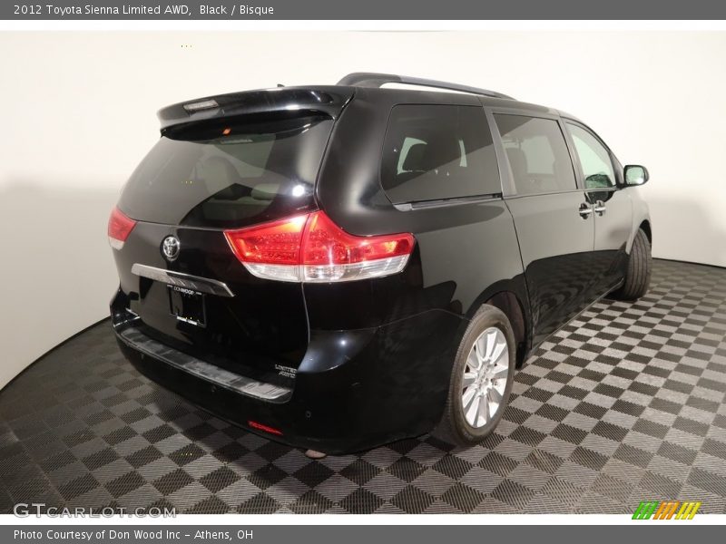 Black / Bisque 2012 Toyota Sienna Limited AWD