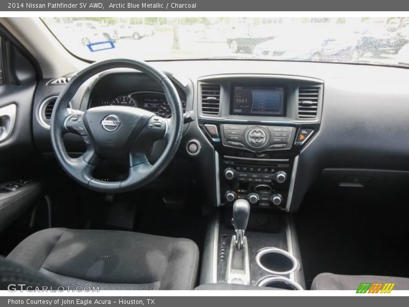 Arctic Blue Metallic / Charcoal 2014 Nissan Pathfinder SV AWD