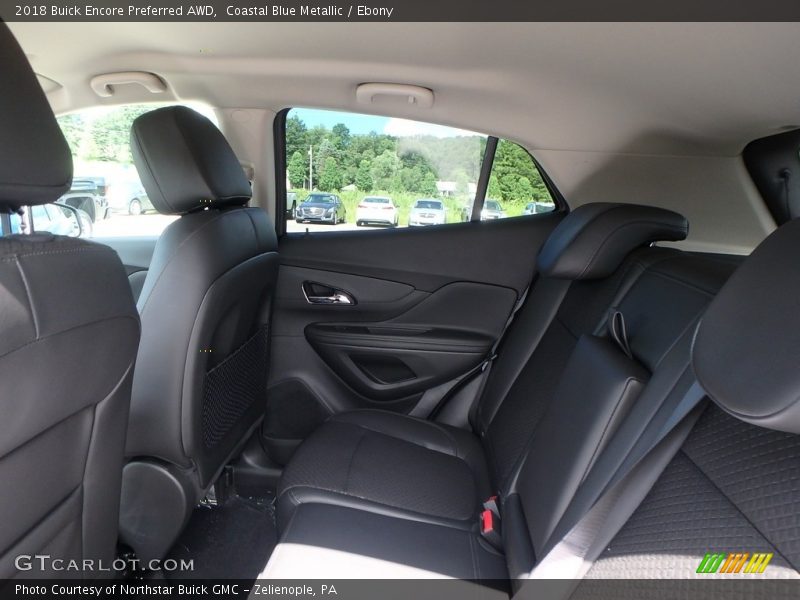 Coastal Blue Metallic / Ebony 2018 Buick Encore Preferred AWD