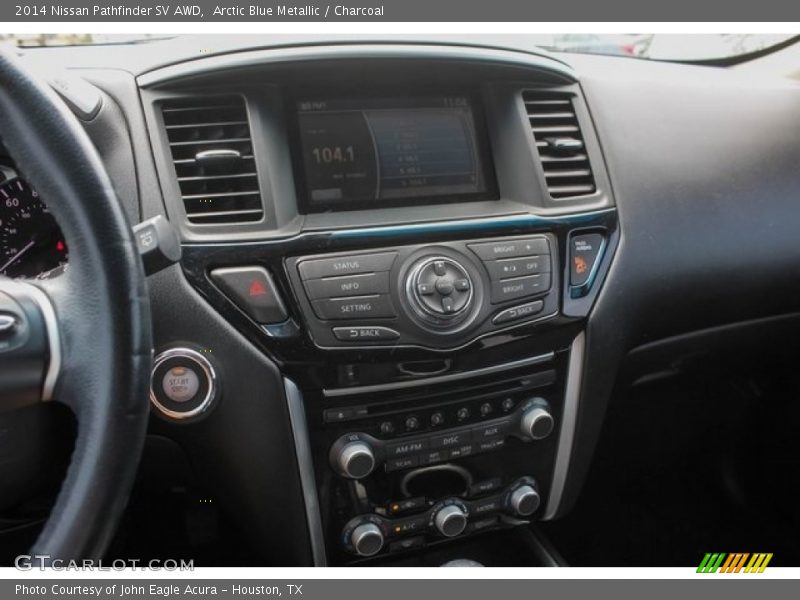 Arctic Blue Metallic / Charcoal 2014 Nissan Pathfinder SV AWD
