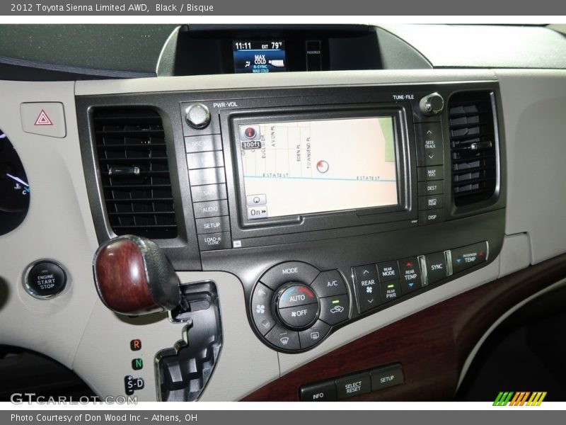Black / Bisque 2012 Toyota Sienna Limited AWD