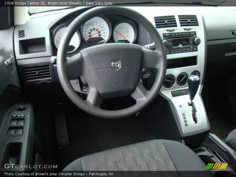 Bright Silver Metallic / Dark Slate Gray 2008 Dodge Caliber SE