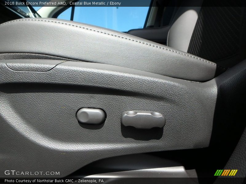 Coastal Blue Metallic / Ebony 2018 Buick Encore Preferred AWD