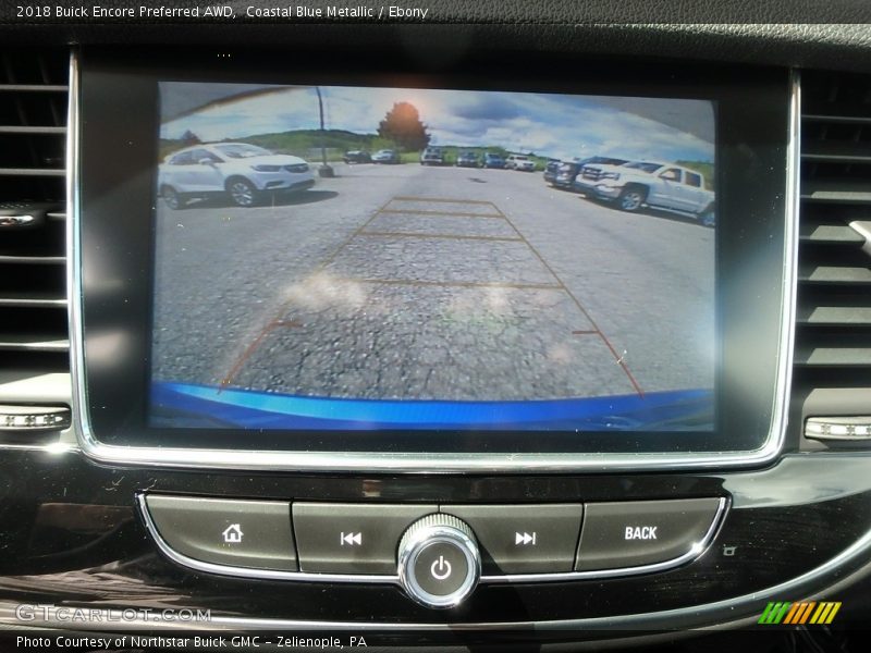 Coastal Blue Metallic / Ebony 2018 Buick Encore Preferred AWD