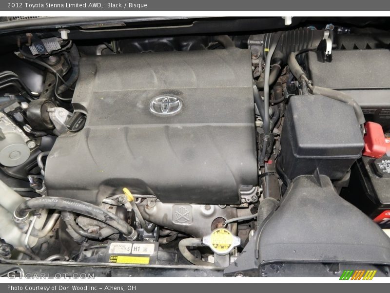 Black / Bisque 2012 Toyota Sienna Limited AWD
