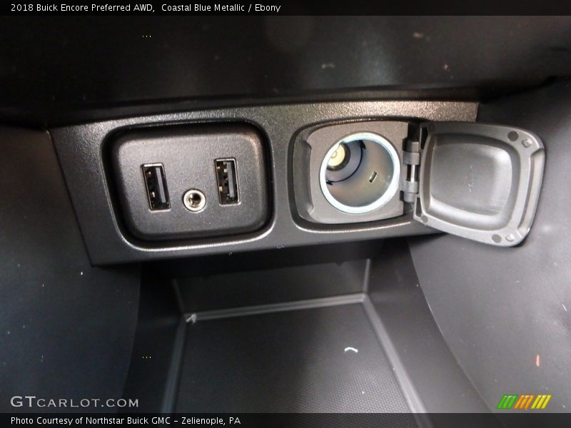 Coastal Blue Metallic / Ebony 2018 Buick Encore Preferred AWD