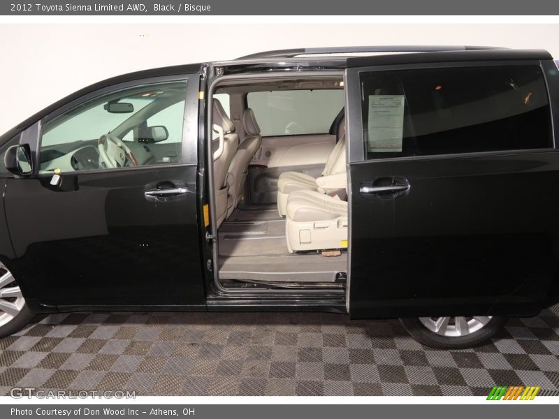 Black / Bisque 2012 Toyota Sienna Limited AWD