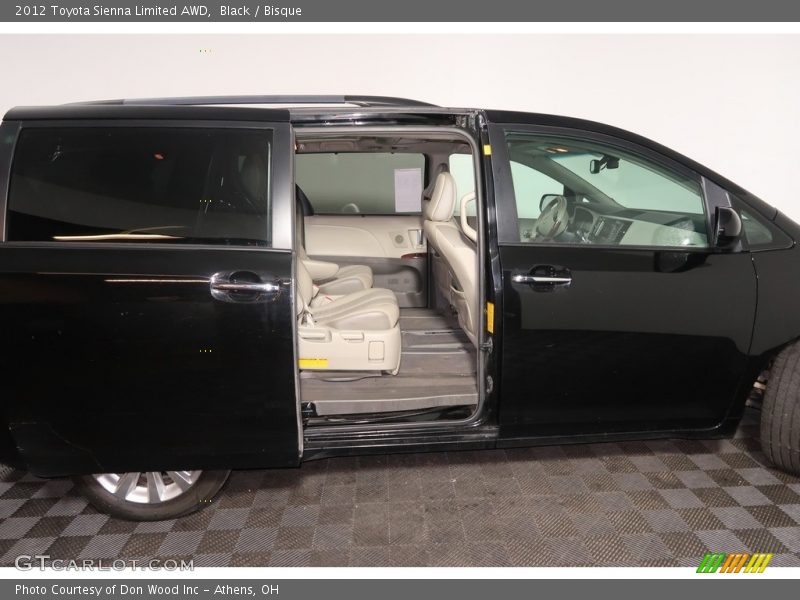 Black / Bisque 2012 Toyota Sienna Limited AWD