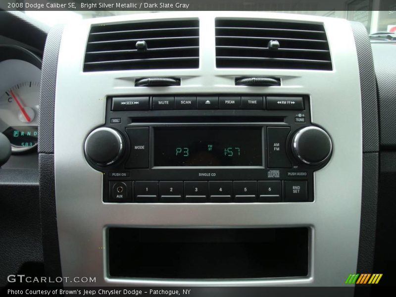 Bright Silver Metallic / Dark Slate Gray 2008 Dodge Caliber SE