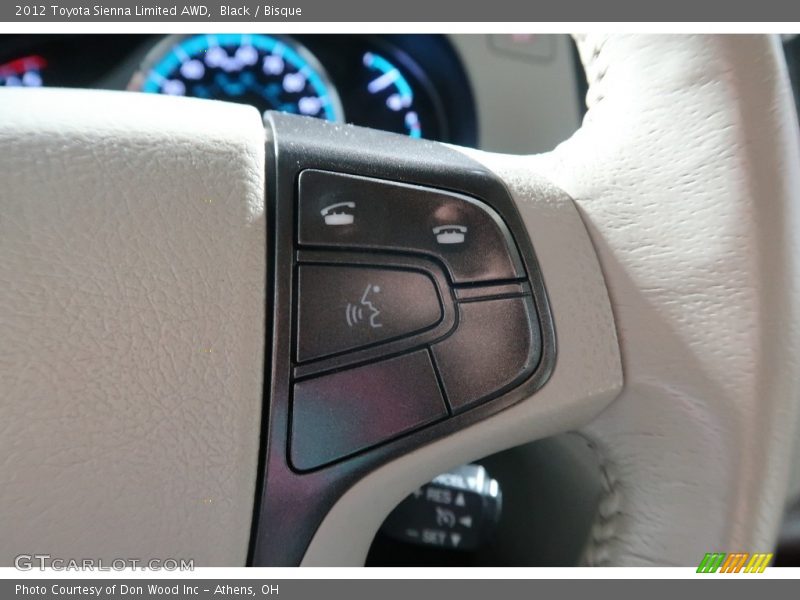 Black / Bisque 2012 Toyota Sienna Limited AWD