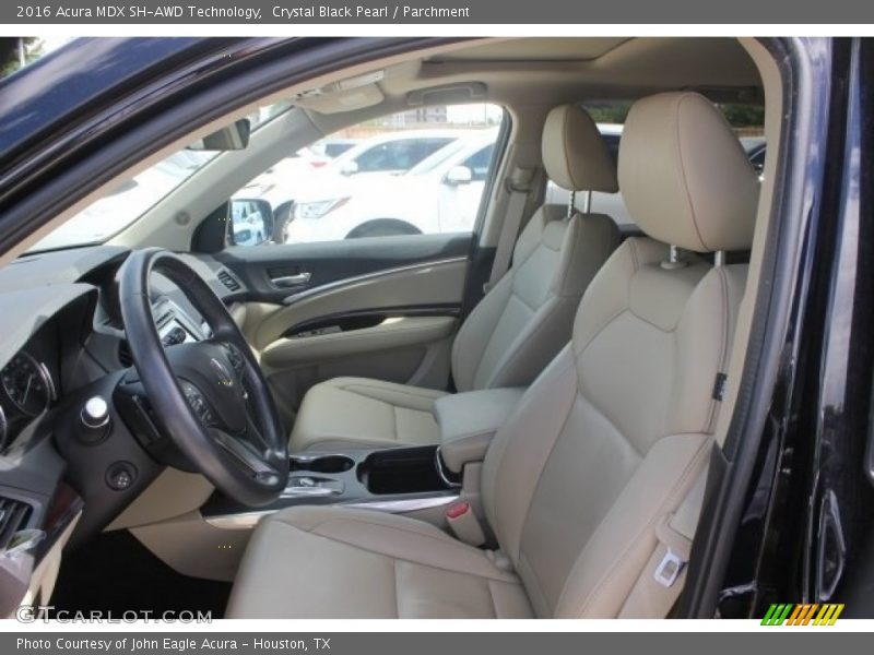 Crystal Black Pearl / Parchment 2016 Acura MDX SH-AWD Technology