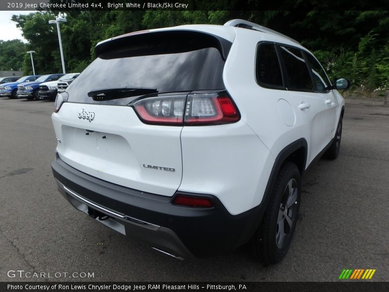 Bright White / Black/Ski Grey 2019 Jeep Cherokee Limited 4x4
