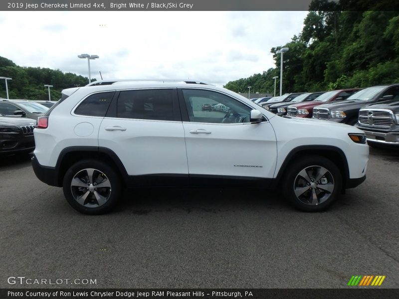 Bright White / Black/Ski Grey 2019 Jeep Cherokee Limited 4x4