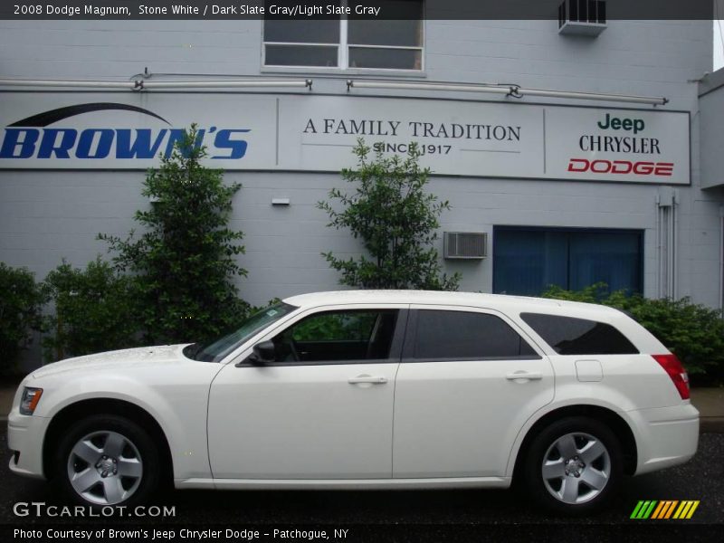 Stone White / Dark Slate Gray/Light Slate Gray 2008 Dodge Magnum