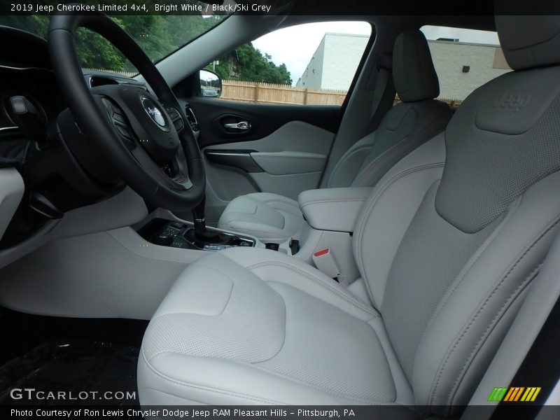 Bright White / Black/Ski Grey 2019 Jeep Cherokee Limited 4x4