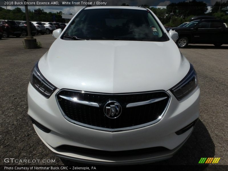 White Frost Tricoat / Ebony 2018 Buick Encore Essence AWD