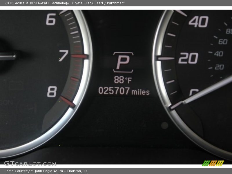 Crystal Black Pearl / Parchment 2016 Acura MDX SH-AWD Technology