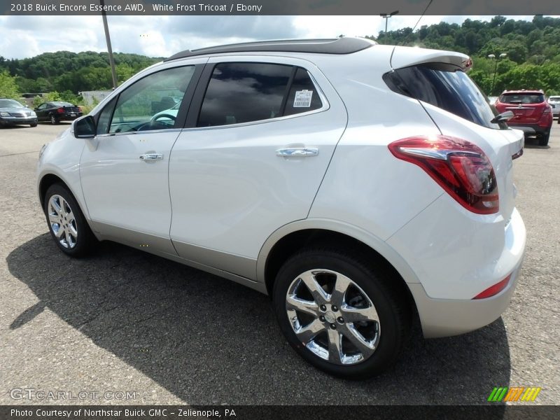 White Frost Tricoat / Ebony 2018 Buick Encore Essence AWD