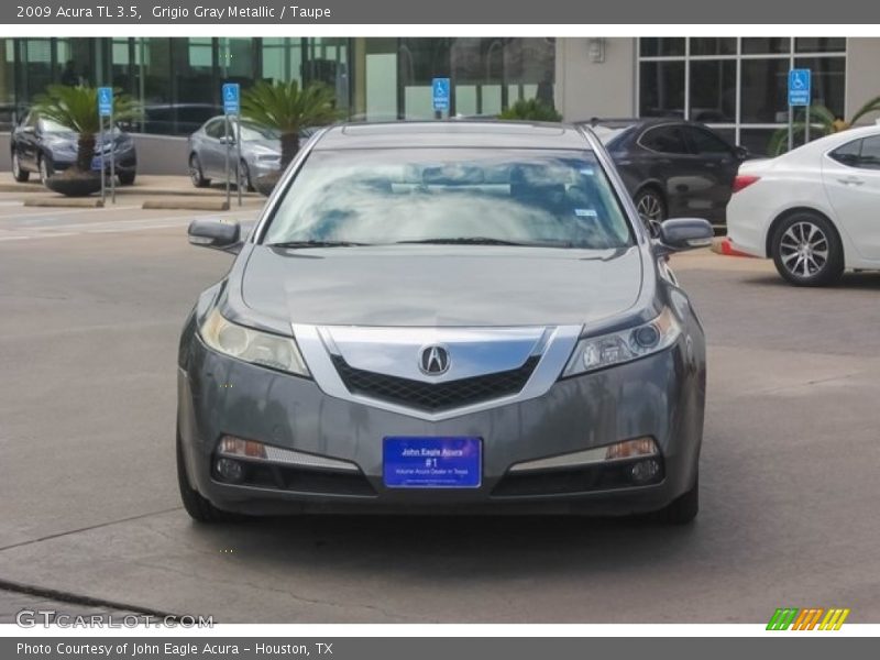 Grigio Gray Metallic / Taupe 2009 Acura TL 3.5
