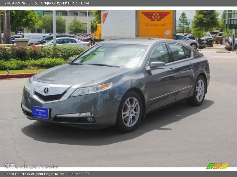 Grigio Gray Metallic / Taupe 2009 Acura TL 3.5
