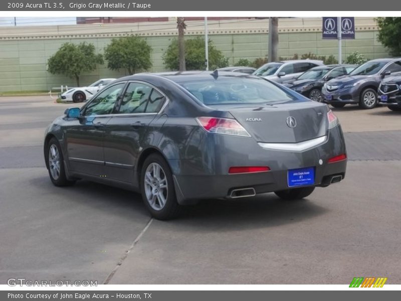 Grigio Gray Metallic / Taupe 2009 Acura TL 3.5