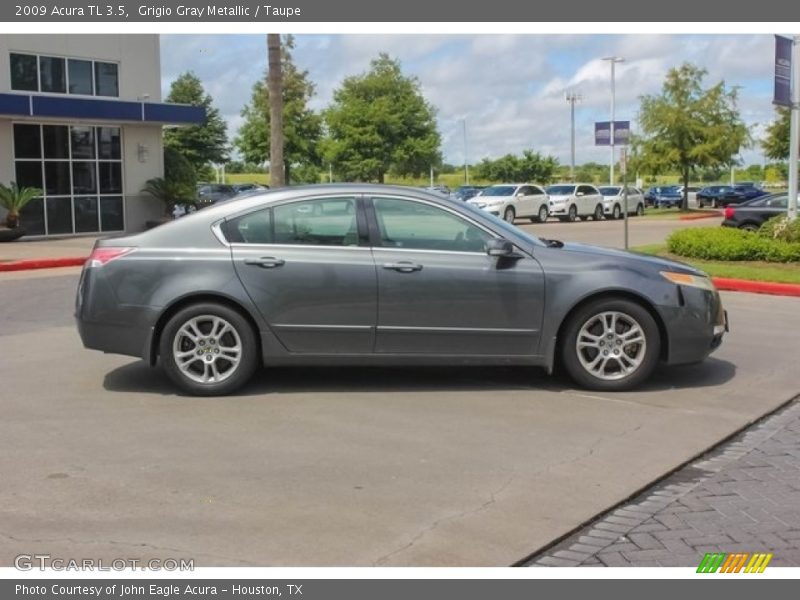 Grigio Gray Metallic / Taupe 2009 Acura TL 3.5