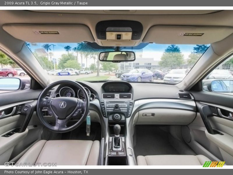 Grigio Gray Metallic / Taupe 2009 Acura TL 3.5