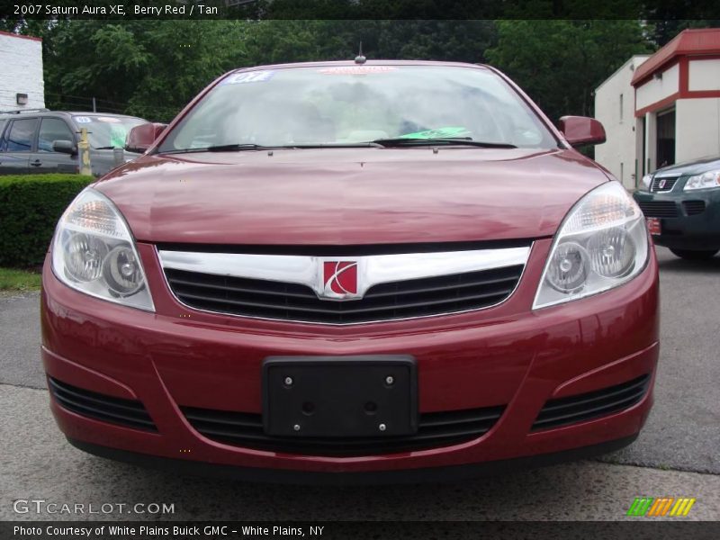 Berry Red / Tan 2007 Saturn Aura XE