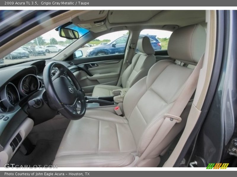 Grigio Gray Metallic / Taupe 2009 Acura TL 3.5