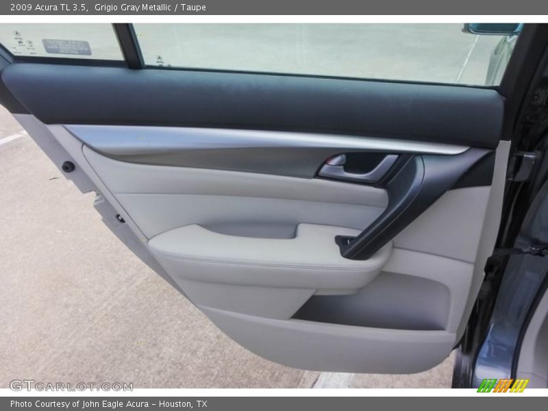 Grigio Gray Metallic / Taupe 2009 Acura TL 3.5