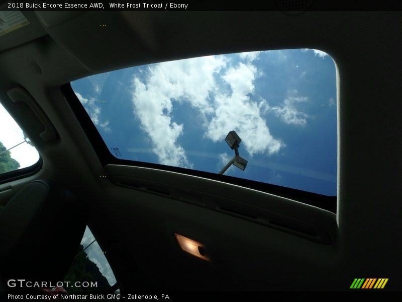 White Frost Tricoat / Ebony 2018 Buick Encore Essence AWD
