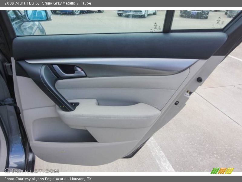 Grigio Gray Metallic / Taupe 2009 Acura TL 3.5