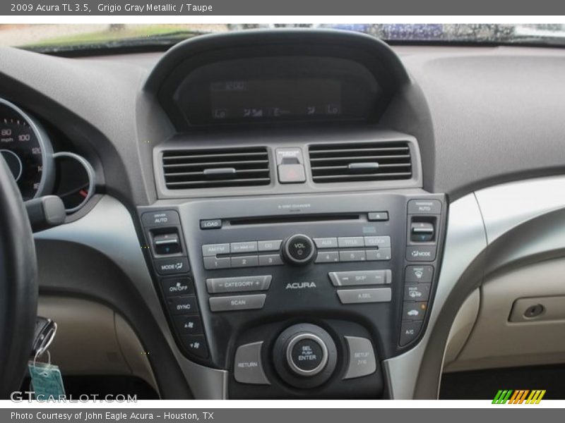 Grigio Gray Metallic / Taupe 2009 Acura TL 3.5