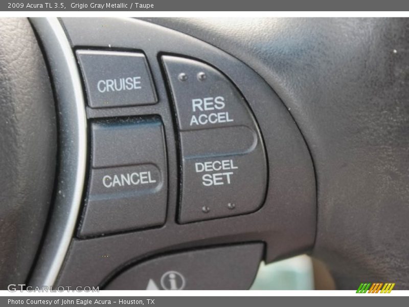 Grigio Gray Metallic / Taupe 2009 Acura TL 3.5