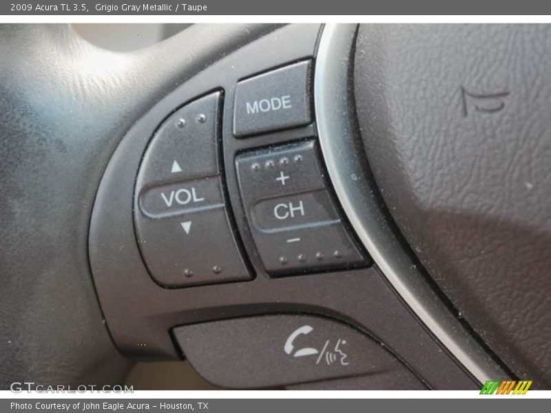 Grigio Gray Metallic / Taupe 2009 Acura TL 3.5