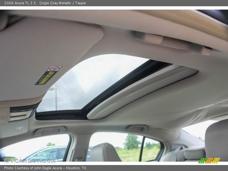 Grigio Gray Metallic / Taupe 2009 Acura TL 3.5