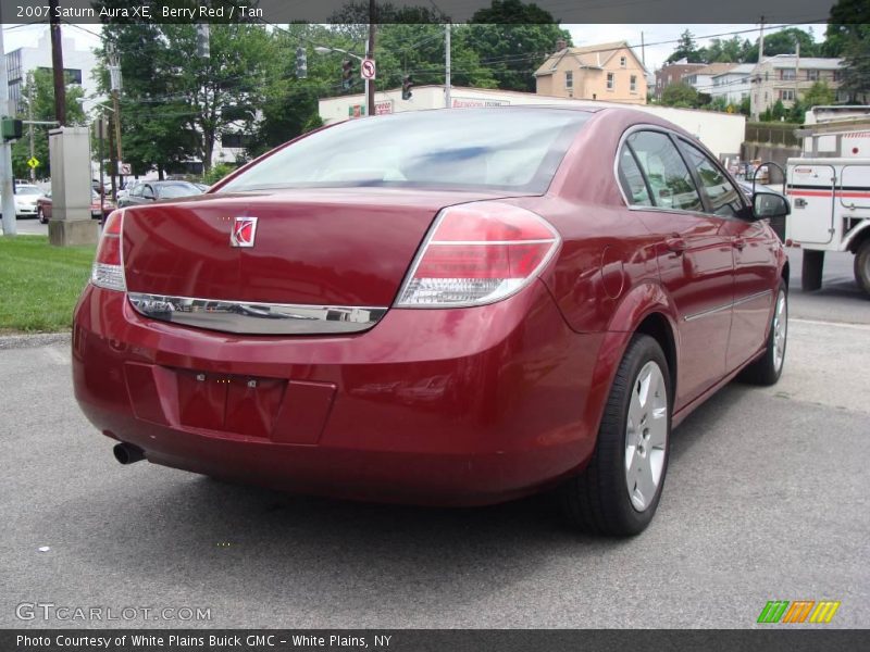 Berry Red / Tan 2007 Saturn Aura XE