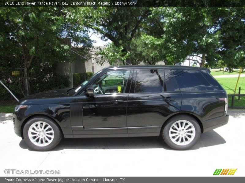 Santorini Black Metallic / Ebony/Ivory 2018 Land Rover Range Rover HSE