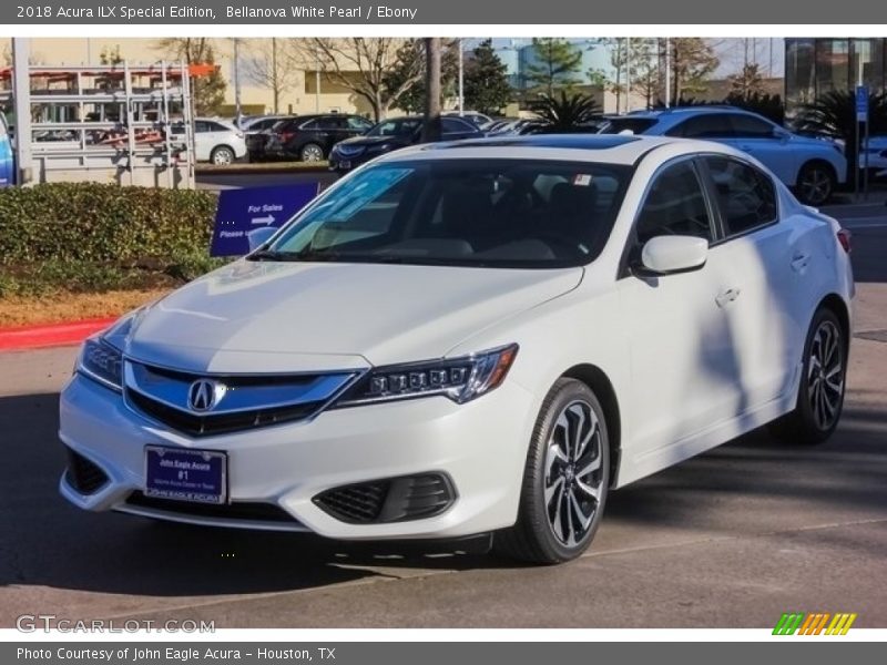Bellanova White Pearl / Ebony 2018 Acura ILX Special Edition